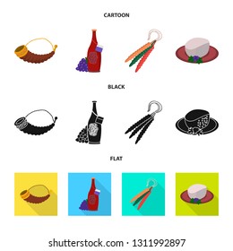 Vector design of culture and sightseeing symbol. Collection of culture and originality stock symbol for web.