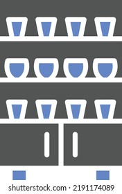 Vector Design Cupboard Icon Style