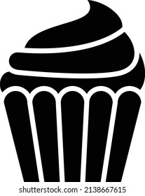 Vector Design Cupcake Icon Style
