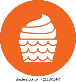 Vector Design Cupcake Icon Style