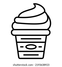 Vector Design Cupcake Icon Style