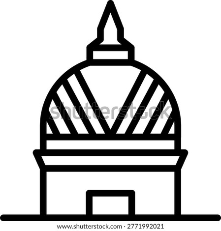 Vector Design Cupola Icon Style