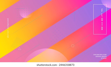 Vector Design. Curve Summer Background. Purple Rainbow Illustration. Music Screen. Tech Gradient Brochure. Corporate Ui. Dark Landing Page. Blue Vector Design