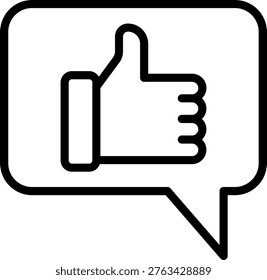 Vector Design Customer Feedback Icon Style