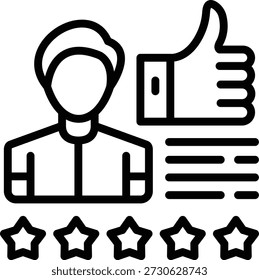 Vector Design Customer Reviews Icon Style