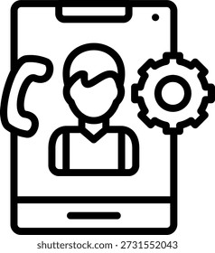 Vector Design Customer Service Icon Style