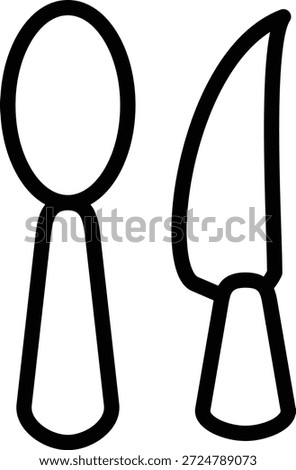Vector Design Cutlery Icon Style