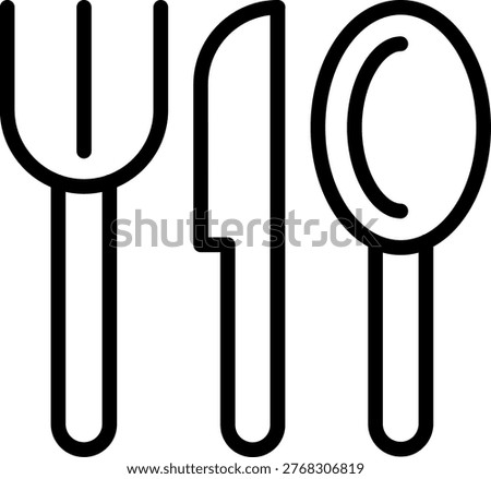 Vector Design Cutlery Icon Style