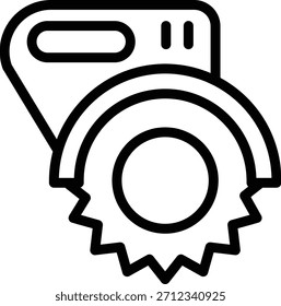 Estilo de ícone de cortador de design de vetor