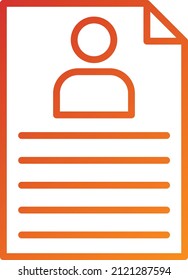 Vector Design Cv Icon Style