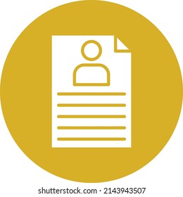 Vector Design Cv Icon Style
