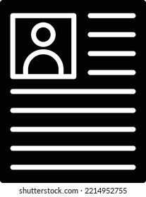 Vector Design Cv Icon Style
