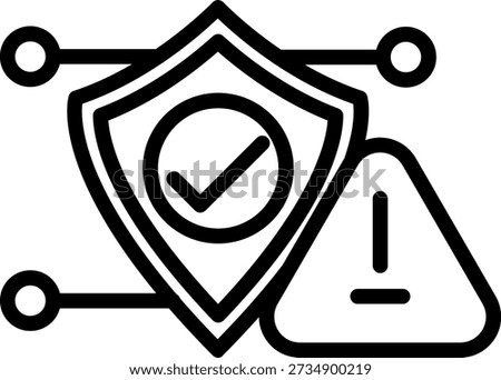 Vector Design Cyber Threat Icon Style