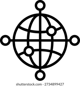 Vector Design Cyberworld Icon Style
