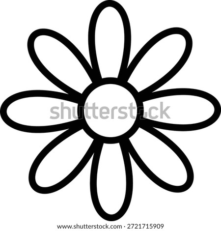 Vector Design Daisy Icon Style