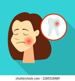 Vector design of damage and wound sign. Set of damage and rendering stock vector illustration.