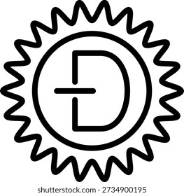 Vector Design Darknet Icon Style