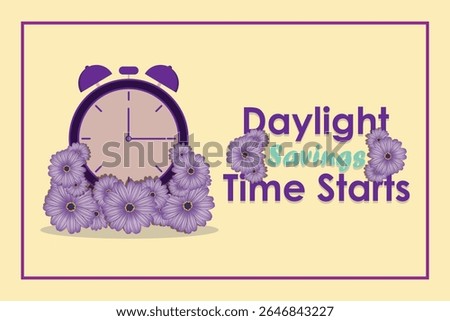 Vector Design Daylight Savings – March 8