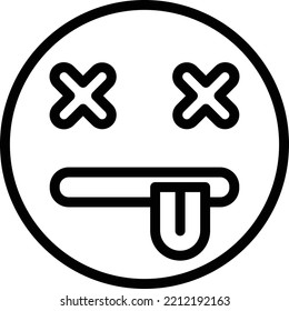 Vector Design Dead Icon Style