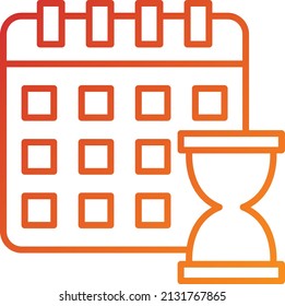 Vector Design Deadline Icon Style