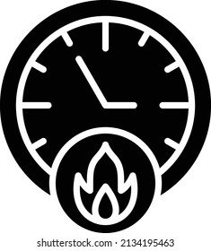 Vector Design Deadline Icon Style