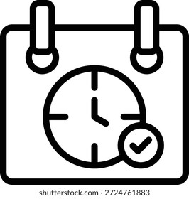 Symbolstil für Vectordesign-Stichtag