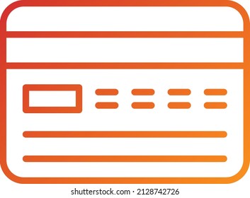 Vektordesign-Debit-Card-Symbol-Stil
