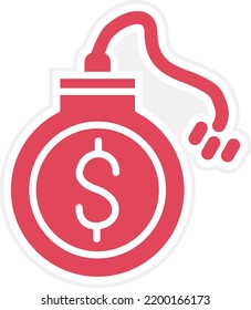Vector Design Debt Icon Style