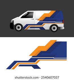 vector design decal car wrap body cargo van delivery