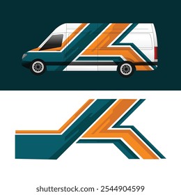 vector design decal livery wrap car van body