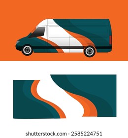 vector design decal livery wrap body cargo van car
