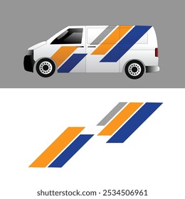 vector design decal wrap body car van cargo delivery