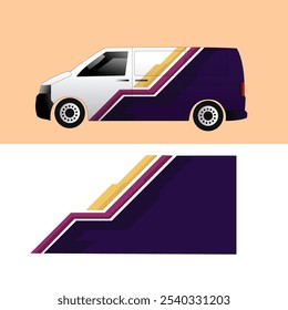 vector design decal wrap body cargo van car