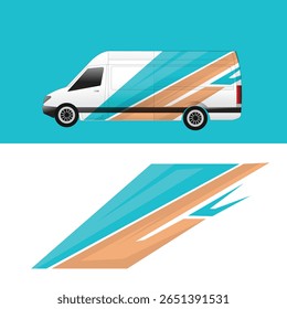  vector design decal wrap body car van cargo company delivery 