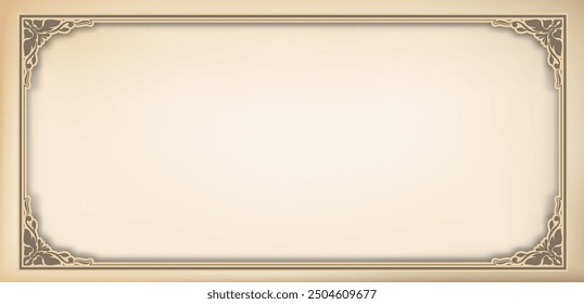 Vector design decoration pattern style.frame border design is pattern Thai style