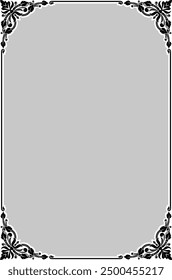 vector design of decorative border frame