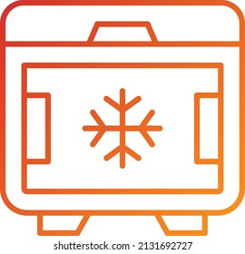 Diseño de vectores Estilo de icono de congelador profundo