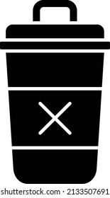 Vector Design Delete Icon Style