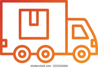 Vector Design Delivery Truck Icon Style