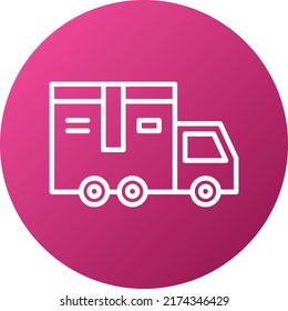 Vector Design Delivery Truck Icon Style