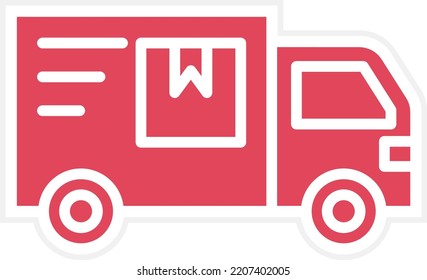 Vector Design Delivery Truck Icon Style