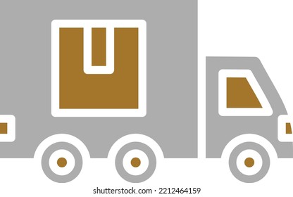 Vector Design Delivery Truck Icon Style