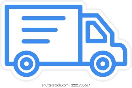 Vector Design Delivery Truck Icon Style