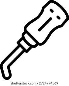 Estilo de icono de irrigador dental de diseño de Vector