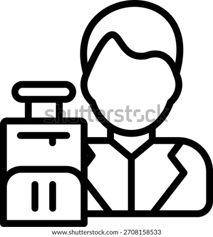 Vector Design Departure Icon Style
