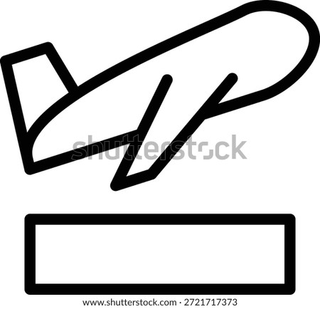 Vector Design Departure Icon Style