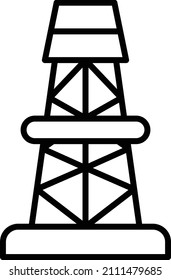 Vector Design Derrick Icon Style