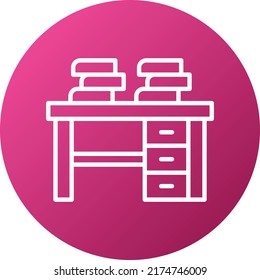 Vector Design Desk Icon Style