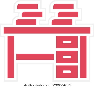 Vector Design Desk Icon Style