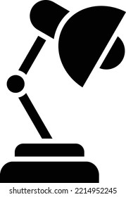 Vector Design Desk Lamp Icon Style